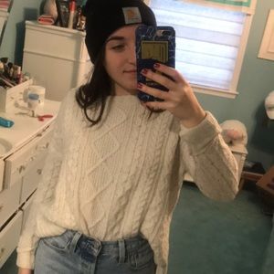 beige sweater